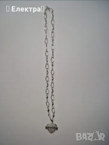 Сребърно колие Dior, печат 925, снимка 5 - Колиета, медальони, синджири - 48180506