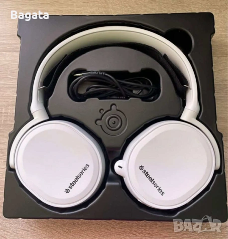 Гейминг слушалки SteelSeries - Arctis 3, бели, снимка 2 - Слушалки за компютър - 53071043