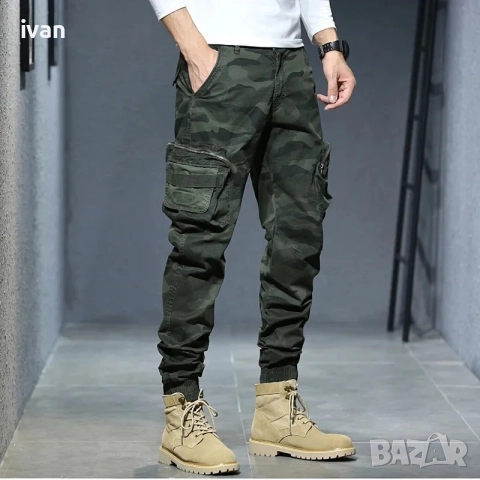 мъжки карго панталони размер 32, снимка 2 - Спортни дрехи, екипи - 52773132
