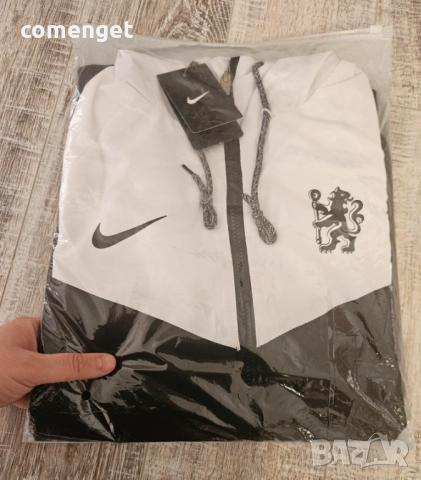 NEW! CHELSEA windbreaker / ЧЕЛСИ NIKE спортно яке, тип ветровка., снимка 2 - Спортни дрехи, екипи - 52383132