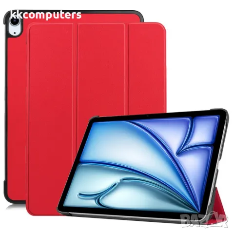 iPad Air 13 (2025) / (2024) Anti-Drop Leather Stand Tablet Cover Кожен Калъф и Протектор, снимка 2 - Калъфи, кейсове - 50030678