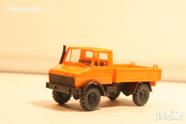 WIKING H0 1/87 MERCEDES UNIMOG КАМИОН КОЛИЧКА МОДЕЛ, снимка 6 - Колекции - 54058617
