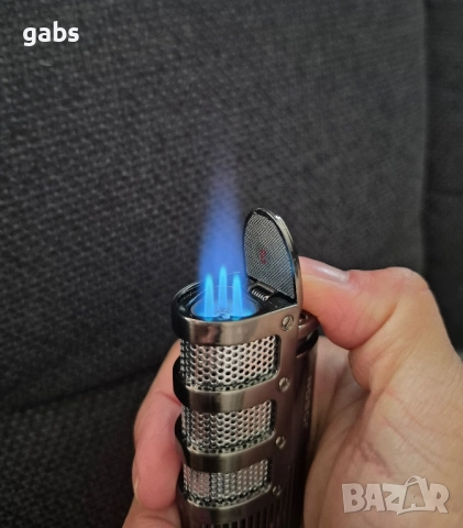 Луксозна запалка за пури JOBON с подарък резачка,три цвята, снимка 13 - Запалки - 52203762