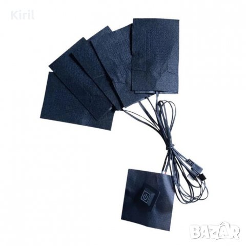 USB Платнени подложки с нагревател за топло яке, NOBRAND, USB, 5V, снимка 3 - Други - 31319117