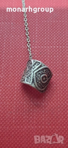 Сребърна обеца, снимка 2 - Обеци - 51538481