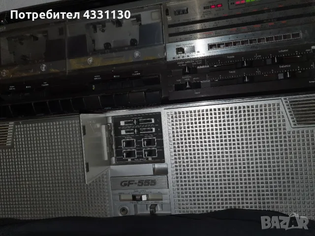 sharp gf 555 касетофон, снимка 5 - Радиокасетофони, транзистори - 49767874