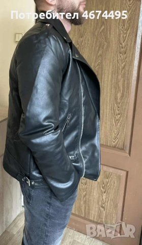 KОЖЕНО ЯКЕ, снимка 2 - Якета - 53172801