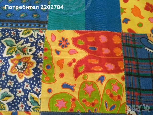 Покривка за легло и калъфки  Пачуърк , снимка 3 - Покривки за легло - 36684285