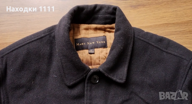 Уникално мъжко палто / зимно яке, Marc New York, вълна и кашмир, размер XL, перфектно, снимка 5 - Якета - 51979364
