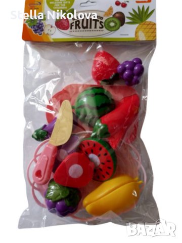 Детски комплект плодове и зеленчуци за рязане