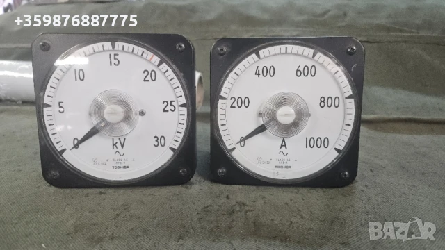 Тошиба Уреди Волтметър Ампермер амперметър Трансформатор  