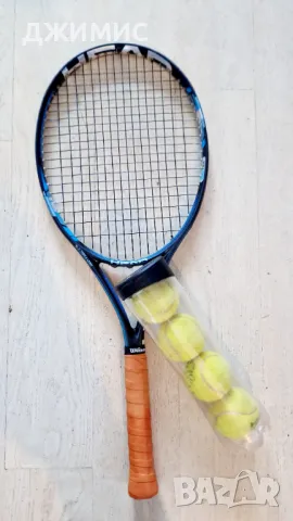 Тенис ракета Head you teck instict S, с подарък 20 топки ,използвана