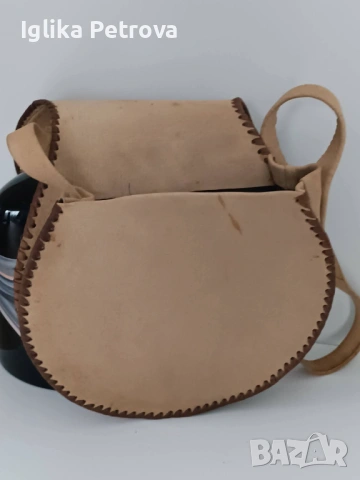 Чанта естествена кожа , снимка 2 - Антикварни и старинни предмети - 54069804