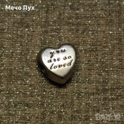 Сребърна висулка за гривна Пандора (56), снимка 5 - Гривни - 49318965