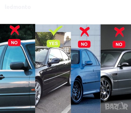 тунинг капаци огледала  за BMW 7 Series E65 E66 e67 тунинг капаци огледала, снимка 2 - Части - 44178279