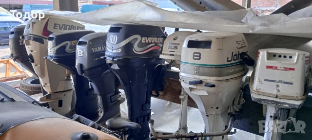 Продавам извънбордови двигатели от 2,5 до 200HP, внос от Италия, някои и за части