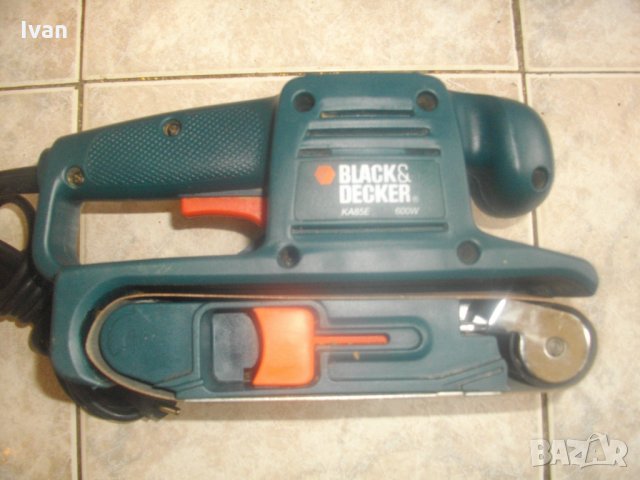 600 Вата-Black Decker-ENGLAND-Регулация-Лентов Шлайф-Английски-Блек Декер, снимка 8 - Други инструменти - 33725831