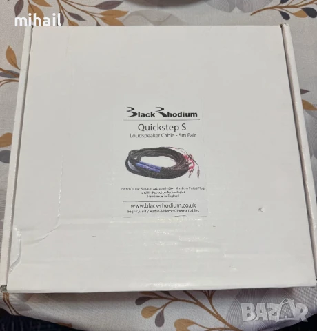 Кабели за тонколони Black Rhodium Quickstep S