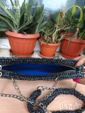 Красиви и стилни дамски чанти ръчно плетени, снимка 5 - Чанти - 51860211