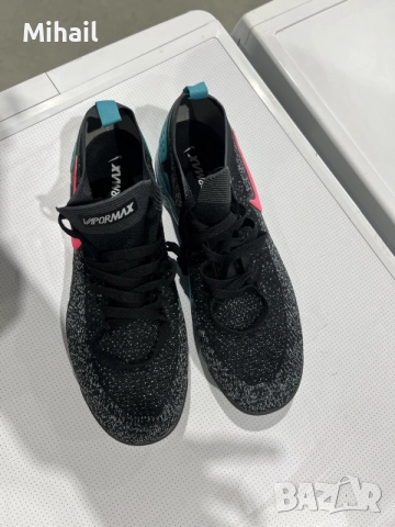 Чисто нови Nike Air VaporMax Flyknit 2.0 Hot Punch – 44 номер, снимка 7 - Спортни обувки - 56225196