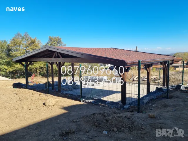 Дървени Навеси Навеси  Изграждане на Покриви , снимка 12 - Ремонти на покриви - 48782364