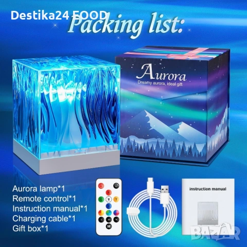 LED проектор Звездно небе с дистанционно и таймер, снимка 7 - Лед осветление - 53177785