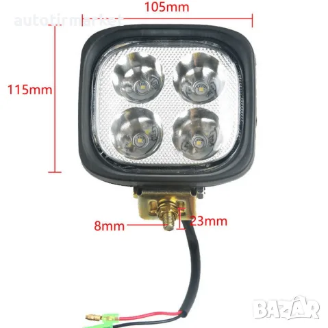 Фар за трактор LED 60w, снимка 3 - Аксесоари и консумативи - 56051383
