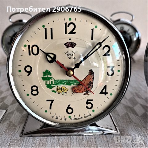 Часовник будилник анимиран стар  7бр. работещи, снимка 10 - Антикварни и старинни предмети - 38693553