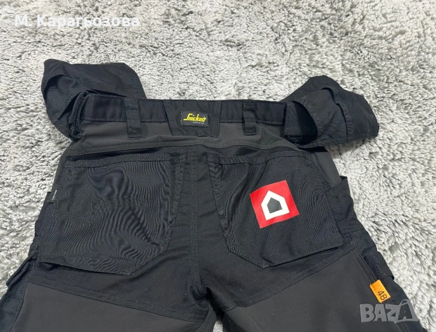 Нов Snickers 6241 AllroundWork Stretch Trousers, Размер 48, снимка 6 - Панталони - 53966975