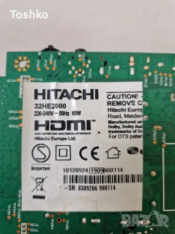 HITACHI 32HE2000 MAIN BOARD 17MB211S  POWER BOARD 17IPS62 PANEL VES315WNDS-2D-N22, снимка 3 - Части и Платки - 47512108