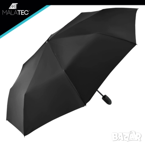 Автоматичен чадър 110 см - голям, сгъваем, ветроустойчив със защитен калъф , снимка 2 - Други стоки за дома - 52846289