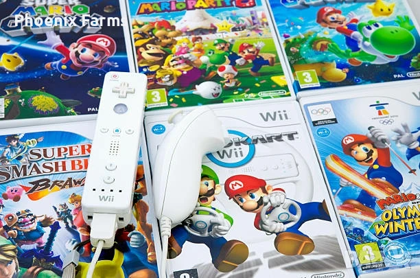 Nintendo Wii с 555 игри Super Mario, Kirby, Sonic,, снимка 2 - Nintendo конзоли - 51078697