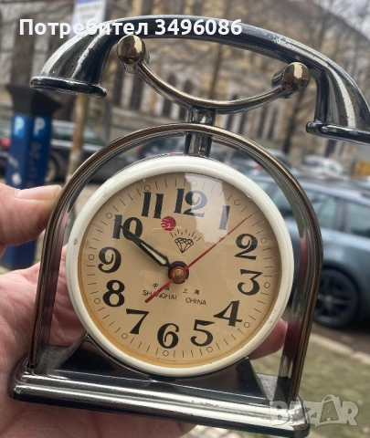 Стар и рядък механичен будилник Шанхайски диамант, снимка 9 - Други ценни предмети - 53249182