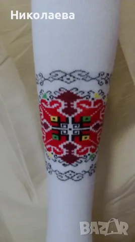 3/4 ПАМУЧНИ ЧОРАПИ С ФОЛКЛОРНИ МОТИВИ!, снимка 2 - Дамски чорапи - 50315246