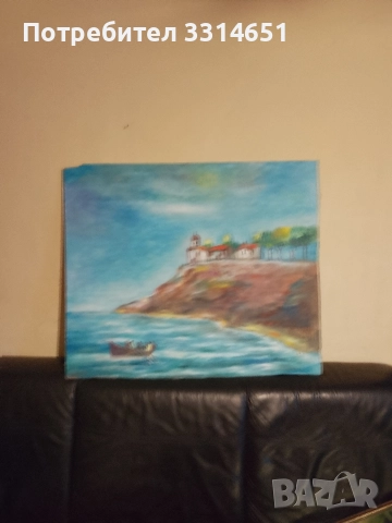 Огромна картина масло на фазер , снимка 6 - Антикварни и старинни предмети - 52789046