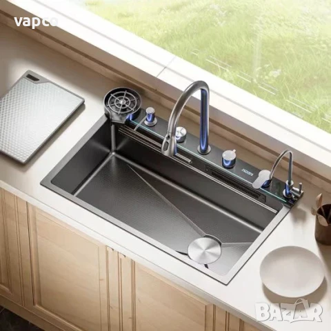 Мултифункционална кухненска мивка с опция за пълно персонализиране