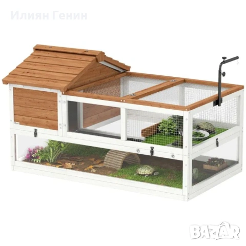Къщичка за костенурки PawHut, 2-етажна , снимка 10 - Други стоки за животни - 54035810