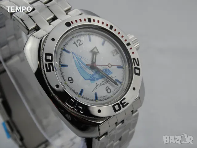 ВОСТОК АМФИБИЯ АВТОМАТИЧЕН -"SEILBOAT" ref: 710615, снимка 6 - Мъжки - 41330102