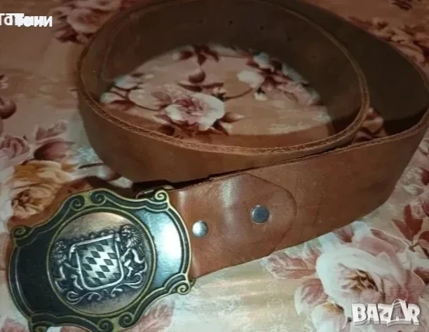 Нов Дамски Колан Изцяло от Естествена Кожа 115см. , снимка 4 - Колани - 51117153