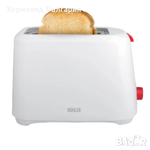 ГАРАНЦИ! Тостер Muhler с тавичка за трохи, снимка 2 - Други - 48794396
