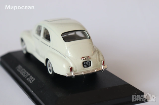 1:43 PEUGEOT 203 КОЛИЧКА РЕТРО МОДЕЛ, снимка 6 - Колекции - 53078060