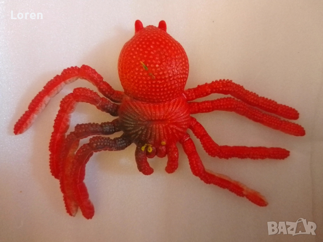 Паяк гумена играчка