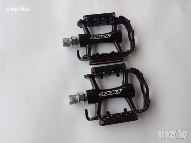 Продавам колела внос от Германия Комплект НОВИ алуминиеви педали NECO, снимка 3 - Части за велосипеди - 32111013