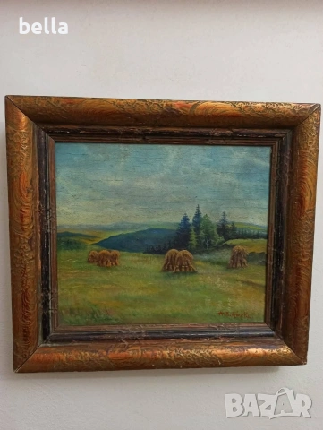 Стара антикварна творба на известният чешкия художник Антонин Прохазка(А.Prochazka)- 1882-1945 г.