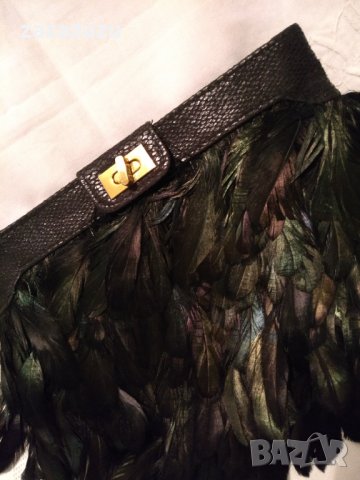 ЩРАУСОВИ ПЕРА - ЧЕРЕН ДАМСКИ КЛЪЧ, снимка 6 - Чанти - 31836378