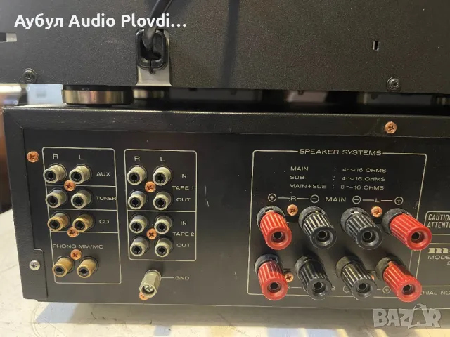 Marantz 74PM40 Усилвател и Marantz Compact Disc Player CD-38 74CD38 USA Сет , снимка 9 - Ресийвъри, усилватели, смесителни пултове - 48944439