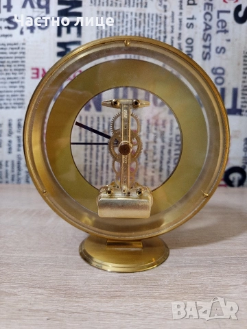 Настолен Часовник"S.Haller" (Germany), снимка 5 - Антикварни и старинни предмети - 53985098