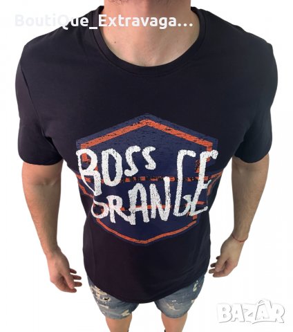 Мъжка тениска Boss Orange Black !!!