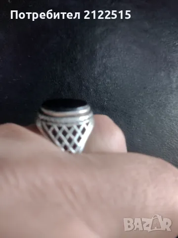 мъжки сребърен пръстен 6 гр, снимка 6 - Пръстени - 49120167