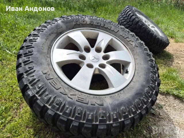 оригинални джанти 17ки със зимни гуми от Mitsubishi L200 6x139.7 мм, снимка 3 - Гуми и джанти - 56201724